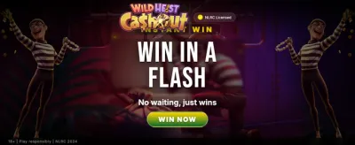 Wild Heist Cashout is Here banner